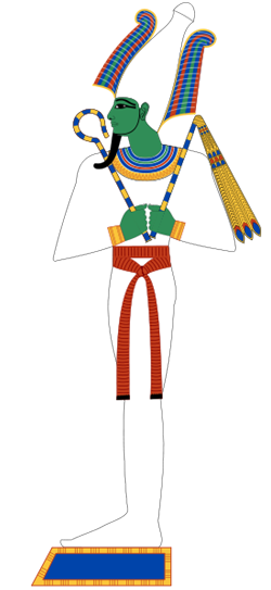 Resa till Egypten, gud Osiris